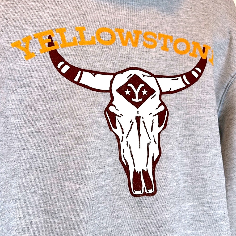 Yellowstone Dutton Fleece Pullover Hoodie LG NWT - Picture 4 of 13